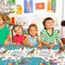 Giant Hello Summer Coloring Tablecloth 54” x 108” – Kids Summer Party Paper Table Cover with Watermelon, Ice Cream & Beach Theme Poster for Birthday, Classroom & Outdoor Activities